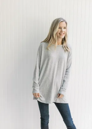 X Heather Gray Sweater