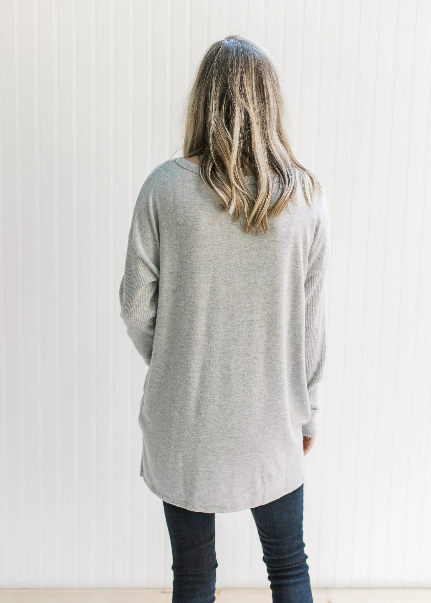 X Heather Gray Sweater