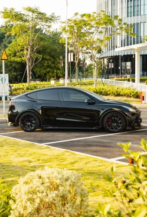 Yofer USA Loong Flames Max Side Skirts for Tesla Model Y / Performance 2021-ON PP