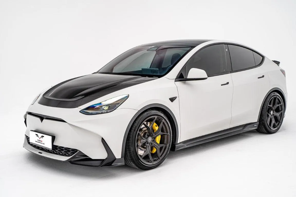 Yofer USA Loong Flames Max Side Skirts for Tesla Model Y / Performance 2021-ON PP