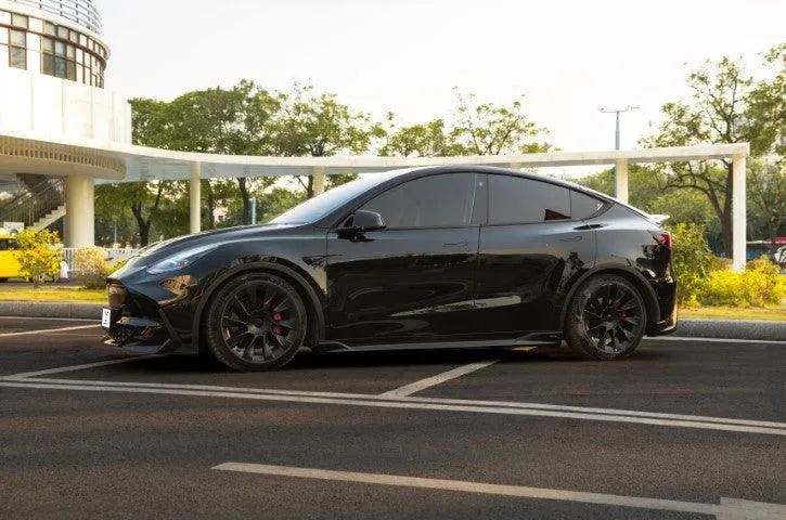 Yofer USA Loong Flames Max Side Skirts for Tesla Model Y / Performance 2021-ON PP