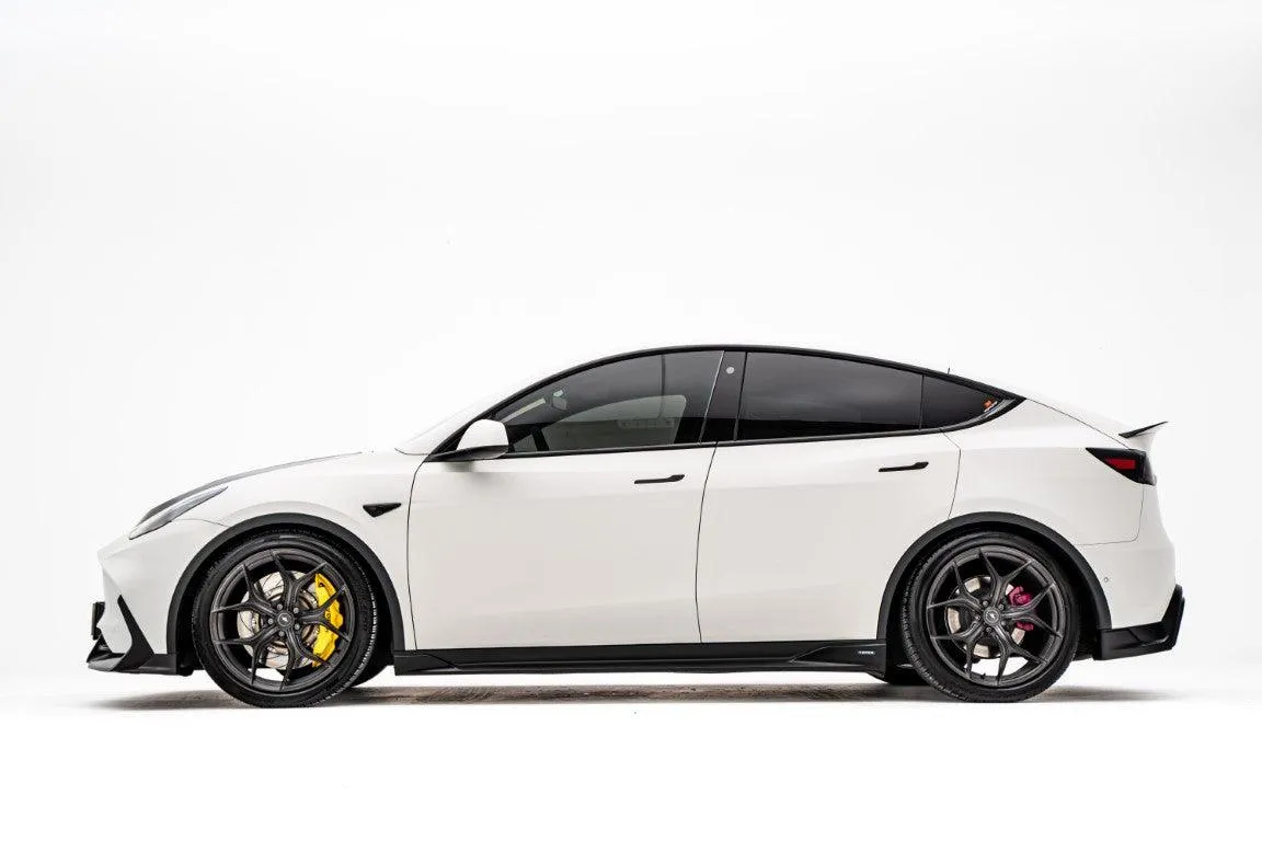 Yofer USA Loong Flames Max Side Skirts for Tesla Model Y / Performance 2021-ON PP