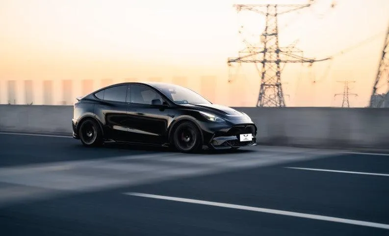 Yofer USA Loong Flames Max Side Skirts for Tesla Model Y / Performance 2021-ON PP